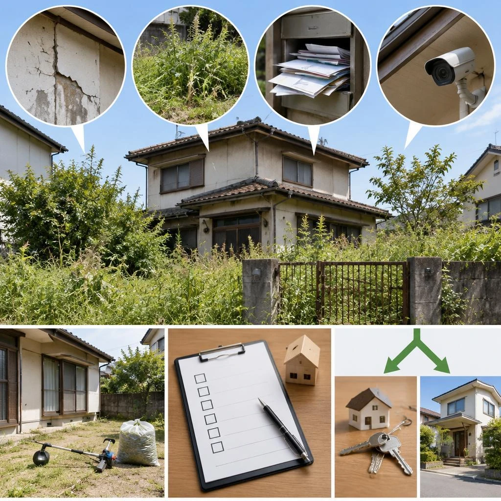 空き家管理の不安を減らす。放置する前にできること